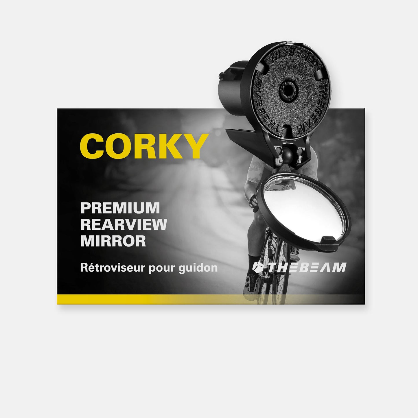 Corky | Drop Bar Rear View Mirror