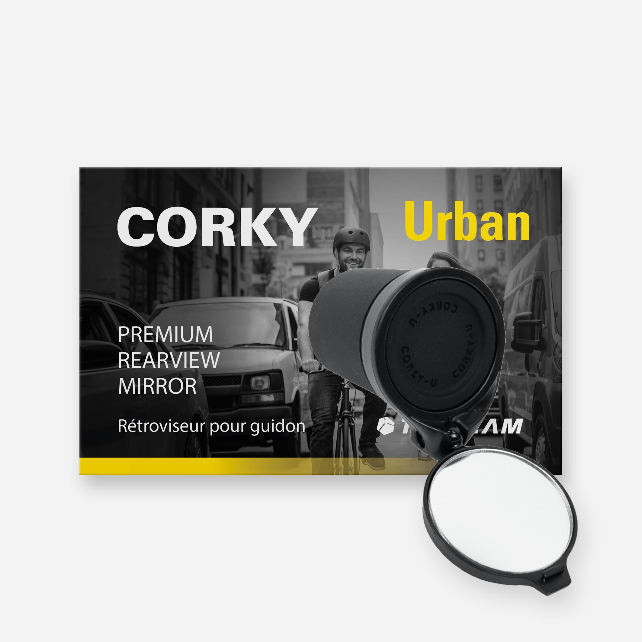 Corky clearance bike mirror